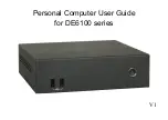 AOpen DE6100 Series User Manual предпросмотр