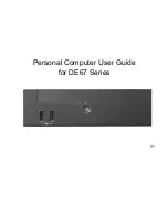 AOpen DE67 Series User Manual предпросмотр