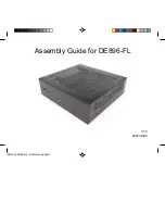 AOpen DE896-FL Assembly Manual предпросмотр