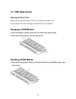 Предварительный просмотр 18 страницы AOpen eTILE WT19M-FB Technical Manual