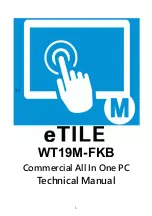 AOpen eTILE WT19M-FKB Technical Manual предпросмотр