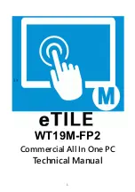 Предварительный просмотр 1 страницы AOpen eTILE WT19M-FP2 Technical Manual