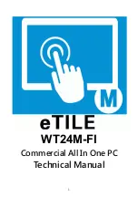 AOpen eTILE WT24M-FI Technical Manual предпросмотр