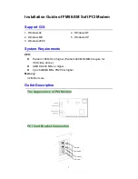 Preview for 1 page of AOpen FM56-SM Installation Manual