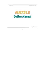 Предварительный просмотр 1 страницы AOpen MK73LE Online Manual