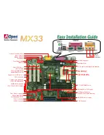 Preview for 1 page of AOpen MX33 Easy Installation Manual