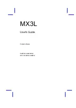 Предварительный просмотр 1 страницы AOpen MX3L User Manual