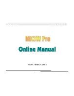 AOpen MX3W Pro Online Manual preview