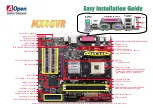 Предварительный просмотр 1 страницы AOpen MX4GVR Easy Installation Manual