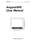 Preview for 1 page of Aopos Anypos600 User Manual