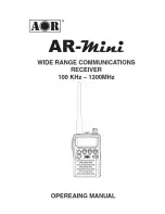 AOR AR-Mini Operating Manual preview