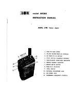 Preview for 1 page of AOR AR280 Instruction Manual