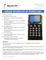 Preview for 1 page of AOR AR8200 SERIES II Setup Instructions