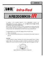 AOR AR8200MK3-IR Manual preview