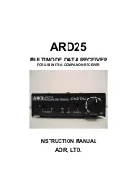 AOR ARD-25 Instruction Manual preview