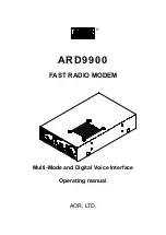 Preview for 1 page of AOR ARD9900 Operating Manual