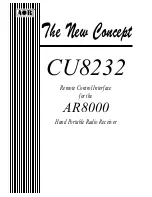 Preview for 1 page of AOR CU8232 Manual