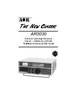 AOR The New Classic AR3030 Operating Manual предпросмотр