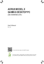 AORUS GB-AMXI9N8A-2051 User Manual preview