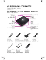 Preview for 1 page of AORUS RGB FAN COMMANDER Quick Installation Manual