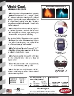 Preview for 2 page of AOSafety Welding Filter Plates Weld-Cool Brochure