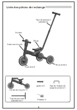 Предварительный просмотр 3 страницы Aosom 1BCIGLNCBLG00 Assembly Instruction Manual