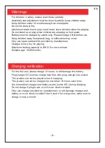 Preview for 9 page of Aosom 370-110V80 Assembly Instruction Manual