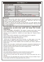 Preview for 2 page of Aosom 370-149V80 Assembly Instruction Manual