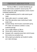 Preview for 5 page of aoyue 8800 Instruction Manual