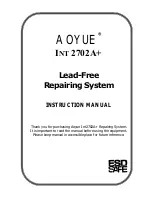 Предварительный просмотр 1 страницы aoyue INT 2702A+ Instruction Manual