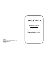aoyue Int3210 Instruction Manual preview