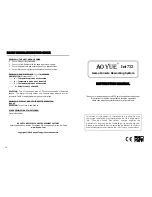 aoyue Int732 Instruction Manual предпросмотр