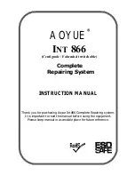 Предварительный просмотр 1 страницы aoyue INT866 Instruction Manual