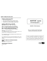 Предварительный просмотр 1 страницы aoyue INT883 Instruction Manual