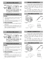 Предварительный просмотр 3 страницы aoyue Tesla Series Instruction Manual