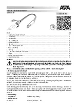 APA 16701 Quick Start Manual предпросмотр