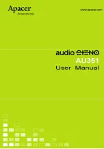 Apacer Technology AUDIO STENO AU351 User Manual preview