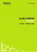 Apacer Technology AUDIO STENO AU860 User Manual предпросмотр