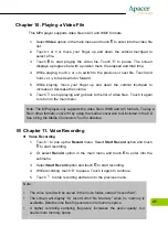 Preview for 21 page of Apacer Technology AUDIO STENO AU860 User Manual