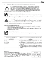 Preview for 67 page of Apach BAKERY Line L 120 Instruction And Maintenance Manual