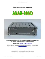 Apache Labs ANAN-100/D Manual предпросмотр