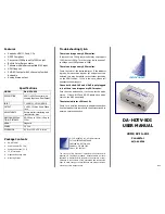 Preview for 1 page of Apantac DA-HDTV-SDI User Manual