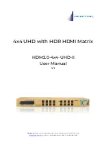 Apantac HDM2.0-4x4-UHD-II User Manual предпросмотр