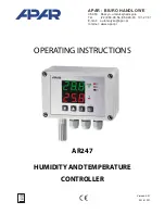 APAR AR247 series Operating Instructions Manual предпросмотр