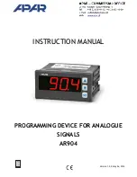 APAR AR904 Instruction Manual preview