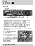 Предварительный просмотр 5 страницы APart-Audio MA246 Manual