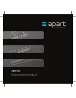 APART DIPEX Instruction Manual предпросмотр