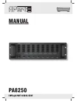 APART PA8250 Manual предпросмотр