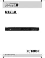 Предварительный просмотр 1 страницы APART PC1000R Manual