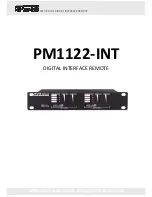 Предварительный просмотр 1 страницы APART PM1122-INT User Manual